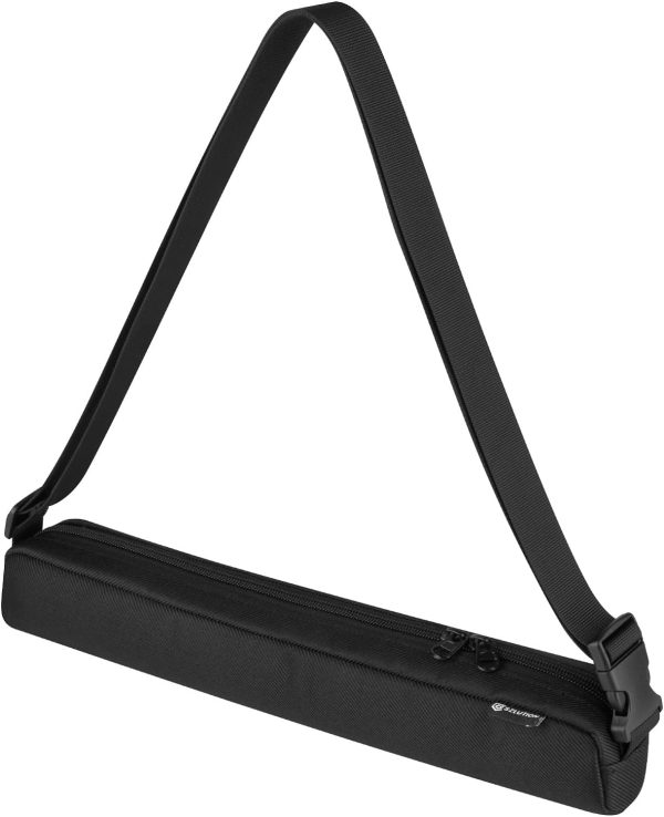 حقيبة حمل للسفر لحامل الهاتف Sensyne بارتفاع 60 بوصة وعصا السيلفي، حقيبة تخزين نسيج نايلون متوافقة مع حامل الهاتف 60 بوصة المتكامل مع جهاز تحكم عن بُعد لاسلكي (الحقيبة فقط).